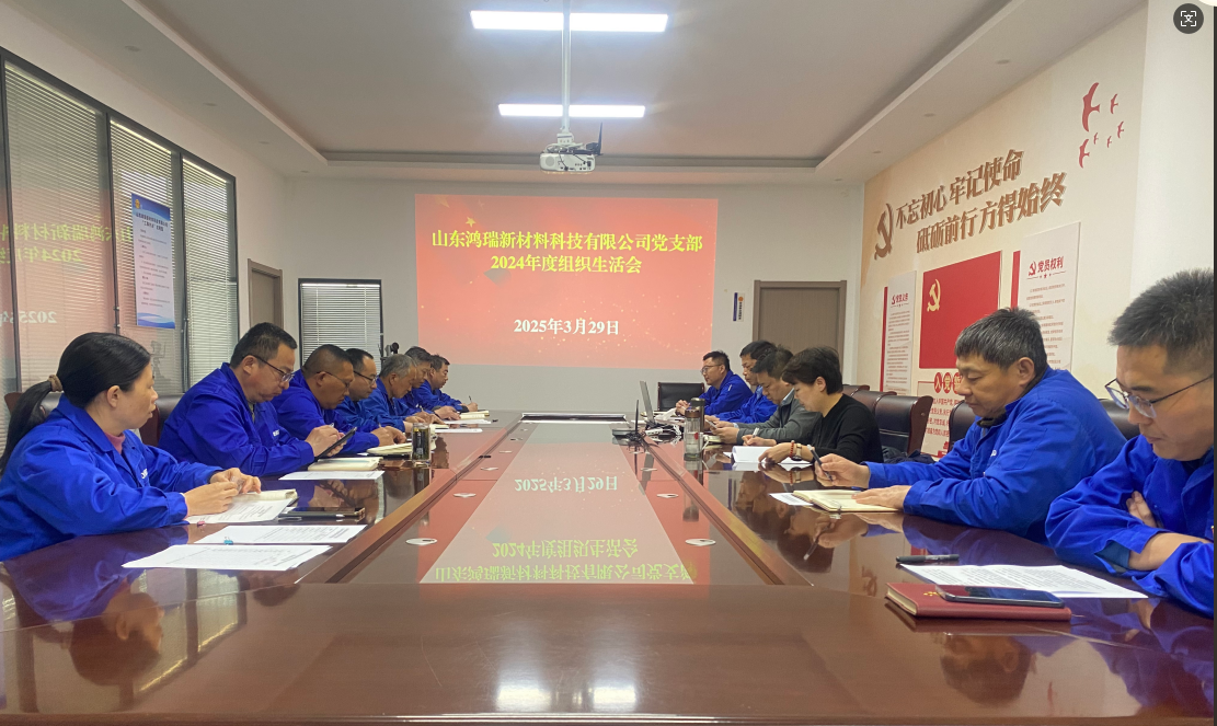2025年3月29日公司黨支部組織召開組織生活會(huì)